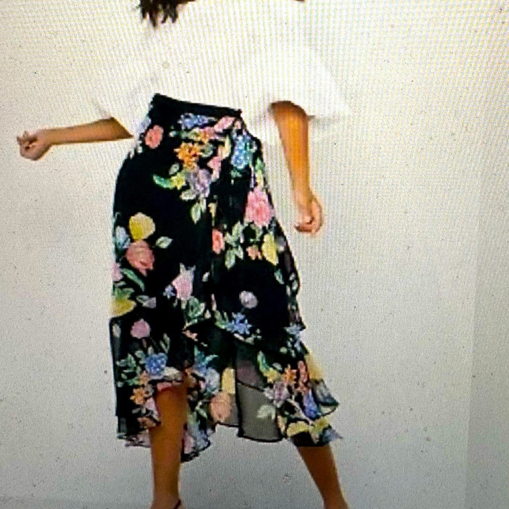 Topshop Floral Skirt